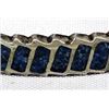 Image 2 : Navajo Sterling & Chip Inlay Turquoise Bracelet