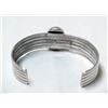 Image 2 : Navajo Sterling & Red Shell Bracelet by D. Victor