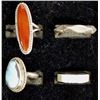 Image 2 : 12 Native American Navajo Sterling Silver Rings