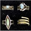 Image 3 : 12 Native American Navajo Sterling Silver Rings