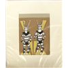 Image 1 : Native American Koosa Clowns Print by P. Velarde