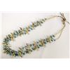 Image 2 : Navajo 3 Strand Sea Foam Turquoise Nugget Necklace