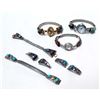 Image 2 : 7 Native American Navajo Sterling Watch Bands