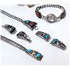 Image 3 : 7 Native American Navajo Sterling Watch Bands
