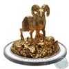Image 1 : 2017 $100 Sculpture of Majestic Canadian Animals - Bighorn Sheep Fine Silver Coin (Tax Exempt)
