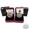 Image 1 : 2013 Canada $20 The Beaver & 2014 Canada $20 The Caribou Fine Silver Coins (Tax Exempt). Please note