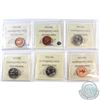 Image 2 : ICCS Specimen Lot; 1967 1ct SP-65, 1971 1ct SP-66 Heavy Cameo, 2010 1ct SP-66 Magnetic, 1996 5ct Nea