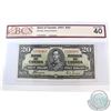 Image 1 : BC-25c. 1937 Bank of Canada $20, Coyne -Towers, K/E2245482, BCS EF-40