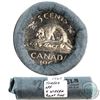Image 1 : Estate Lot of 1964 Canada 5-cent Uncirculated Error Roll. The coins all have a thread off 4th whiske