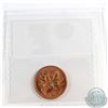 Image 2 : 1965 Canada 1-cent Large Beads Pointed 5 ICCS Certified MS-65 Red