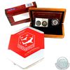 Image 1 : 2008 Canada RCM 100th Anniversary Coin & Stamp Set (outer sleeve is torn) & 2006 Canada $5 Snowbirds