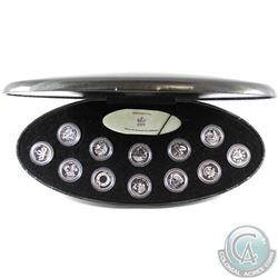 2000 Canada 25-cent Millennium Proof 12-coin Set.