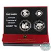 Image 1 : 2005 Canada The Lynx Fractional Fine Silver 4-coin Set (missing COA & outer sleeve lightly worn) TAX