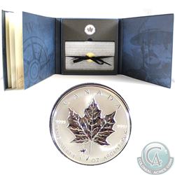 1998 Canada $5 Royal Canadian Mounted Police (RCMP) Privy Mark 1oz. Silver Maple Leaf Set in Hard Bl