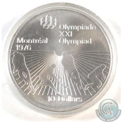 1976 $10 "FIELD HOCKEY" Series VI UNCIRCULATED MINT CONDITION encapsulated Silver COIN from the Mont