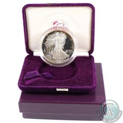1987-S (San Francisco) AMERICAN EAGLE One Ounce Mirror "PROOF" Version WALKING LIBERTY Silver Bullio