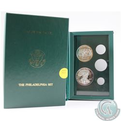 1993-P(PHILADELPHIA) 2-COIN "PROOF" Silver Set consisting of the 1993-P(PHILADELPHIA) AMERICAN EAGLE