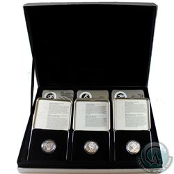 Estate Lot of 12x 1998-2000 Canada 50-cent Sports Series Proof Sterling Silver Coins in Original Sil