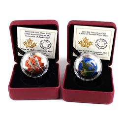RCM Issue: 2016 Canada $25 125th Anniversary Of the Invention of Basketball & 2017 Canada $25 View o