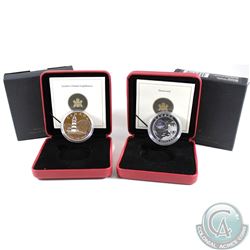 RCM Issue: 2004 Canada $20 Sambro Island & 2004 Canada $20 Northwest Territories Diamonds Fine Silve