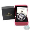 Image 1 : RCM Issue: 2008 Canada $20 Sapphire Crystal Snowflake Fine Silver Coin (coin lightly scratched). TAX