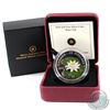 Image 1 : 2010 Canada $20 Swarovski Crystal - Crystal Water Lily Fine Silver Coin (TAX Exempt)