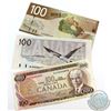 Image 1 : Run of Three $100.00 Notes from the Bank of Canada spaning from 1975 to 2004. Included is a 1975, 19