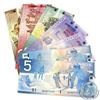 Image 1 : Complete Denominational Type Set of the Journey Series Banknotes. Included is a 2002 $5, 2006 $5, 20