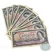 Image 1 : 10 x 1954 $10.00 Notes in Average Circulated Condition. 10 pcs.
