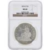 Image 1 : 1874-S $1 Trade Silver Dollar Coin NGC MS60