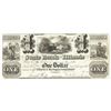 Image 1 : 1840 $1 Illinois & Michigan Canal Fund Obsolete Bank Note