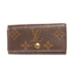 Louis Vuitton Monogram Canvas Leather 4 Key Holder