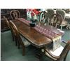 Image 2 : MICHAEL AMINI THE SOVEREIGN COLLECTION ORNATE WALNUT DINING TABLE WITH 6 CHAIRS & REGAL ILLUMINATED