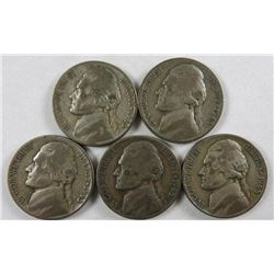 1943 Jefferson Nickels