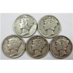 1939 Mercury Dimes