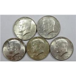 1964-D Kennedy Half Dollars