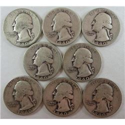 1940 Washington Quarters