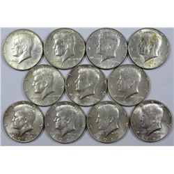 1967 Kennedy Half Dollars