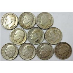 1946-1955 Roosevelt Dimes