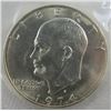Image 1 : 1974 Ike Unc Silver Dollar