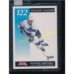 91-92 Score Canadian Bilingual #295 Wayne Gretzky