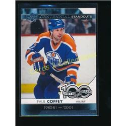 17-18 Upper Deck Centennial Standouts Paul Coffey