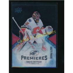 17-18 Upper Deck Ice David Rittich Rookie Card