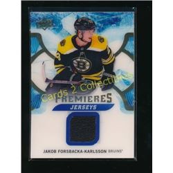 17-18 UD Ice Jerseys Jakob Forsbacka-Karlsson