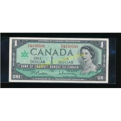 1967 Canadian $1 Banknote Serial M/O4150599