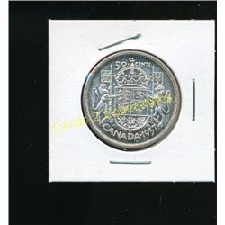 1957 Canadian Silver 50 Cent Coin