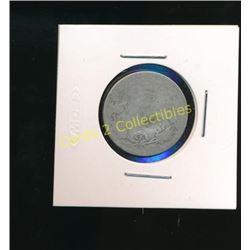 Canadian King George Silver Quarter Date Worn Off