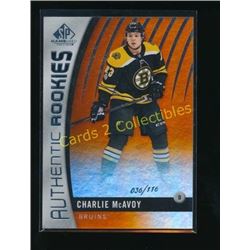 17-18 SP Game Used Orange RC Charlie McAvoy