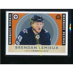 17-18 O-Pee-Chee #644 Brendan Lemieux RC