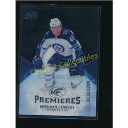 17-18 Upper Deck Ice #123 Brendan Lemieux RC